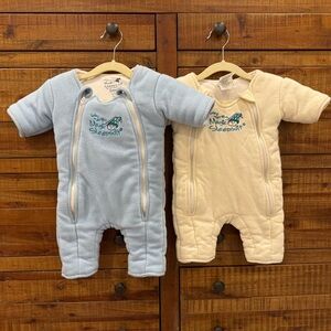 Baby Merlin’s Magic Sleepsuit (x2) Small 3-6 month